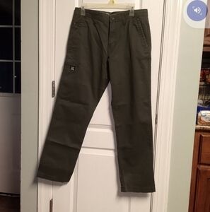 Weatherproff NWT Men's Olive Utility Pants 32 X 30 Security Pocket Workwear